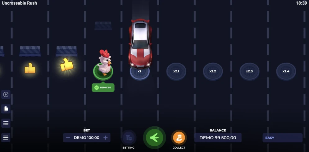 Uncrossable Rush Game
