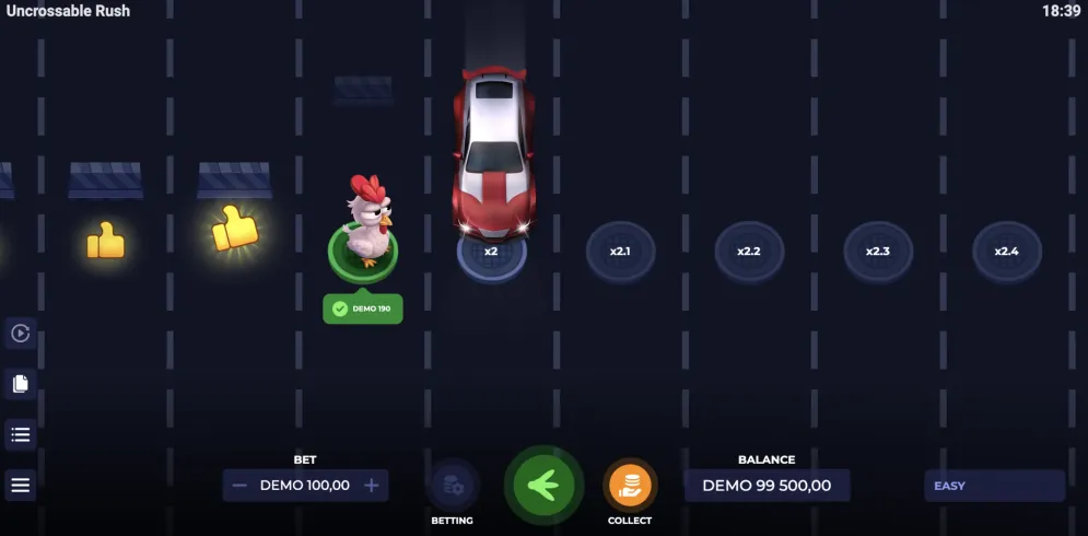 Uncrossable Rush 